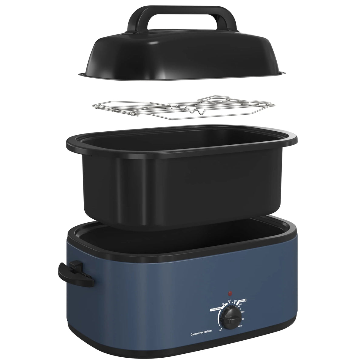 24 Quart Electric Roaster Oven with Self-Basting Lid O40335