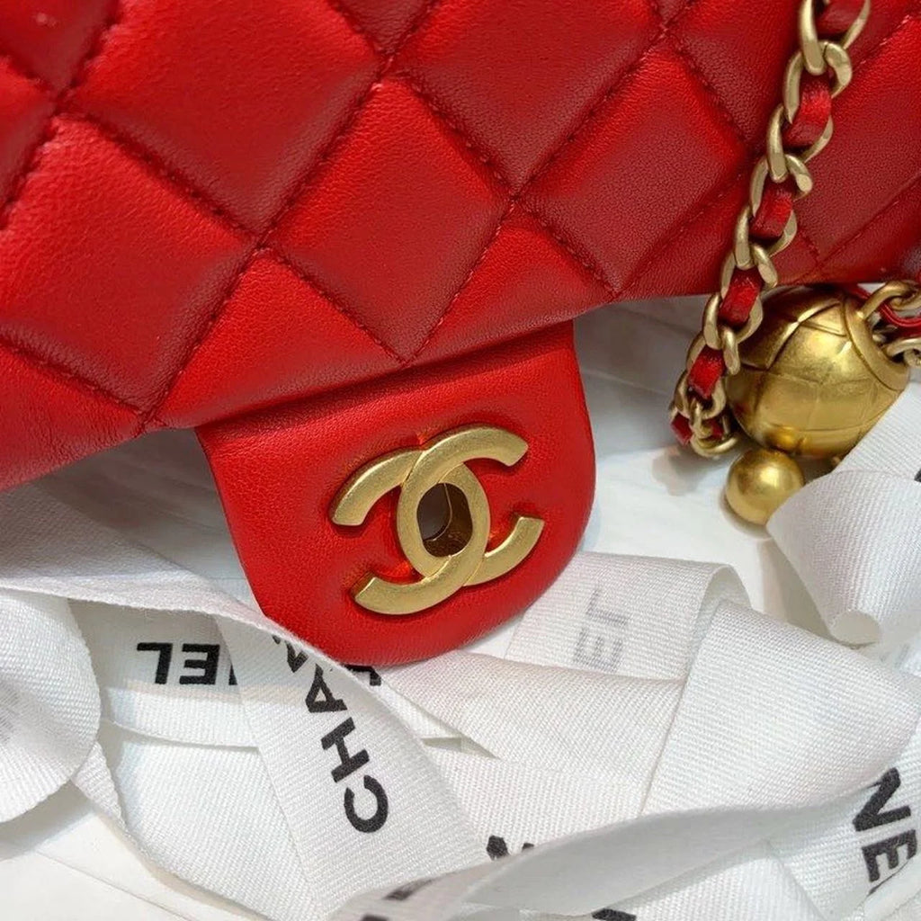Red Flap Bag Z206341