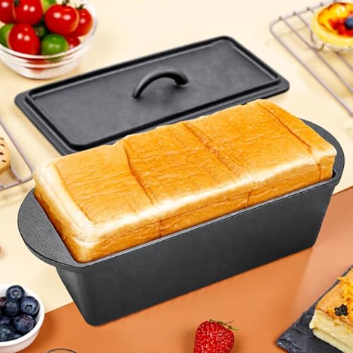 Cast Iron Bread Loaf Pan with Lid 13x5 inches Z920