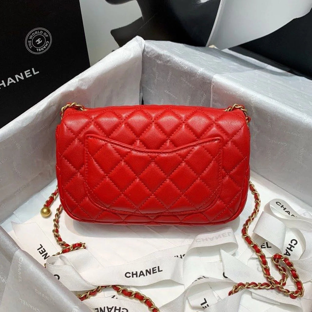 Red Flap Bag Z206341