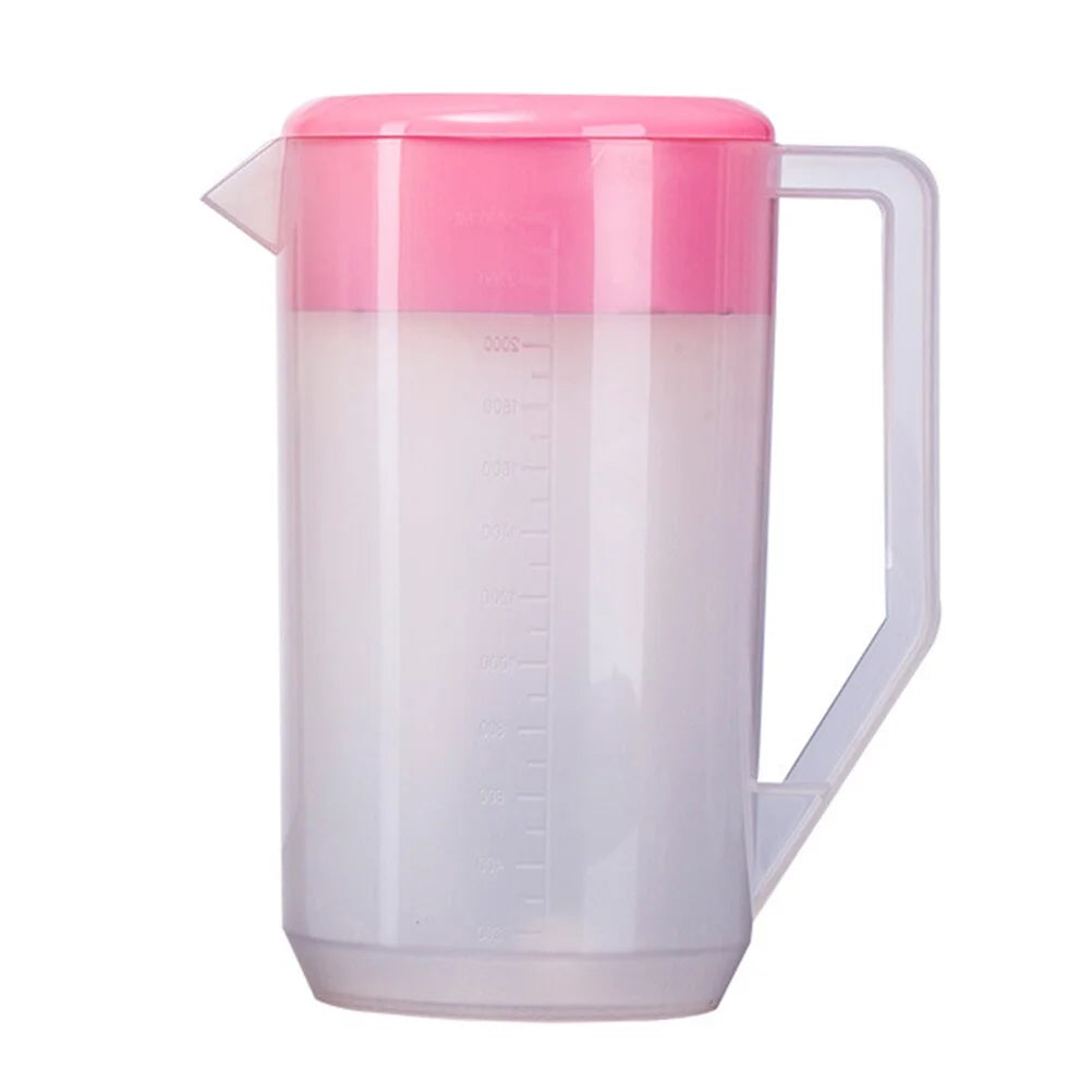 5000ml Pink Plastic Measuring Kettle with Scale W649129