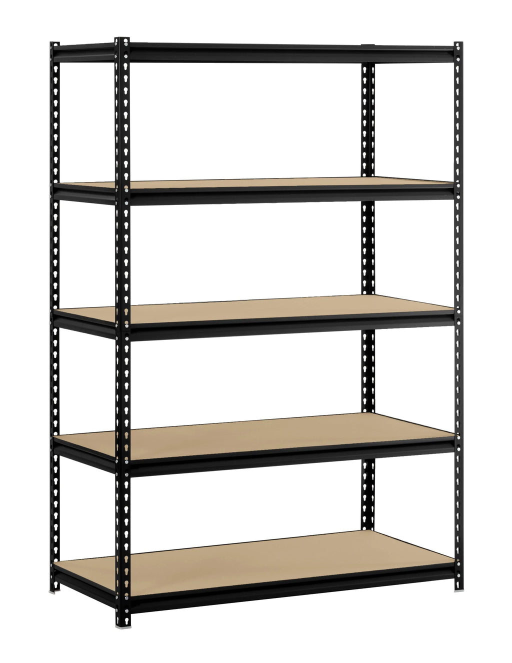5-Shelf Steel Freestanding Shelving Unit Black H6294