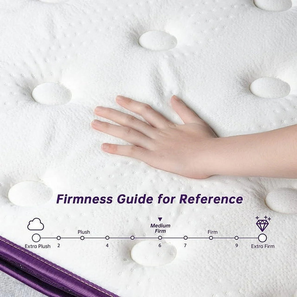 Full Size 10 inch Pillow Top Memory Foam Mattress T6411