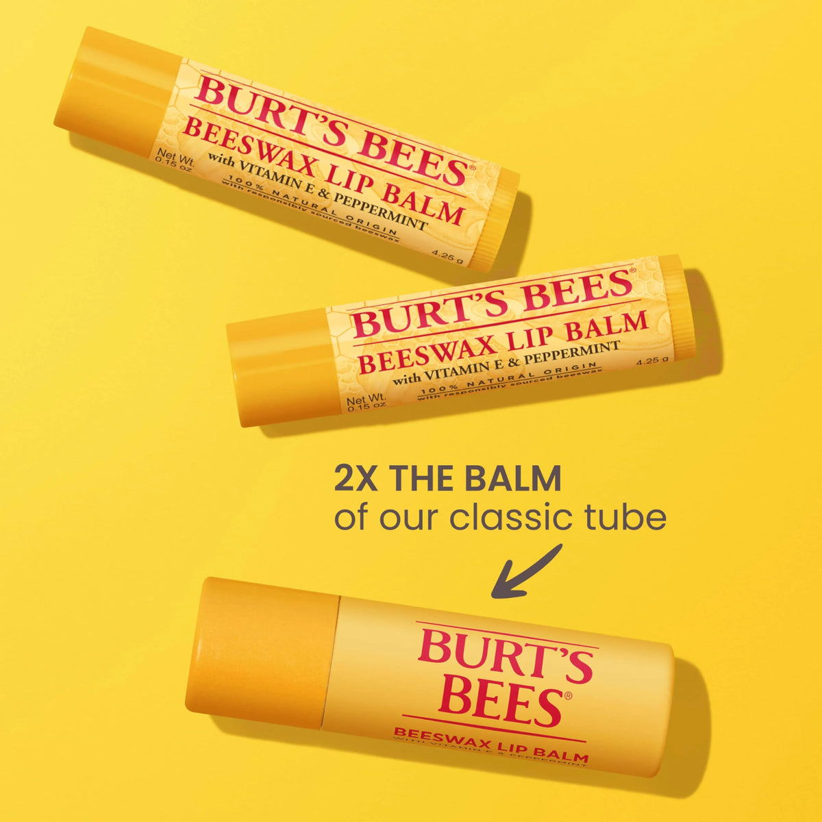 Moisturizing Lip Balm, 3 Pack Recycled Paper Tubes S689