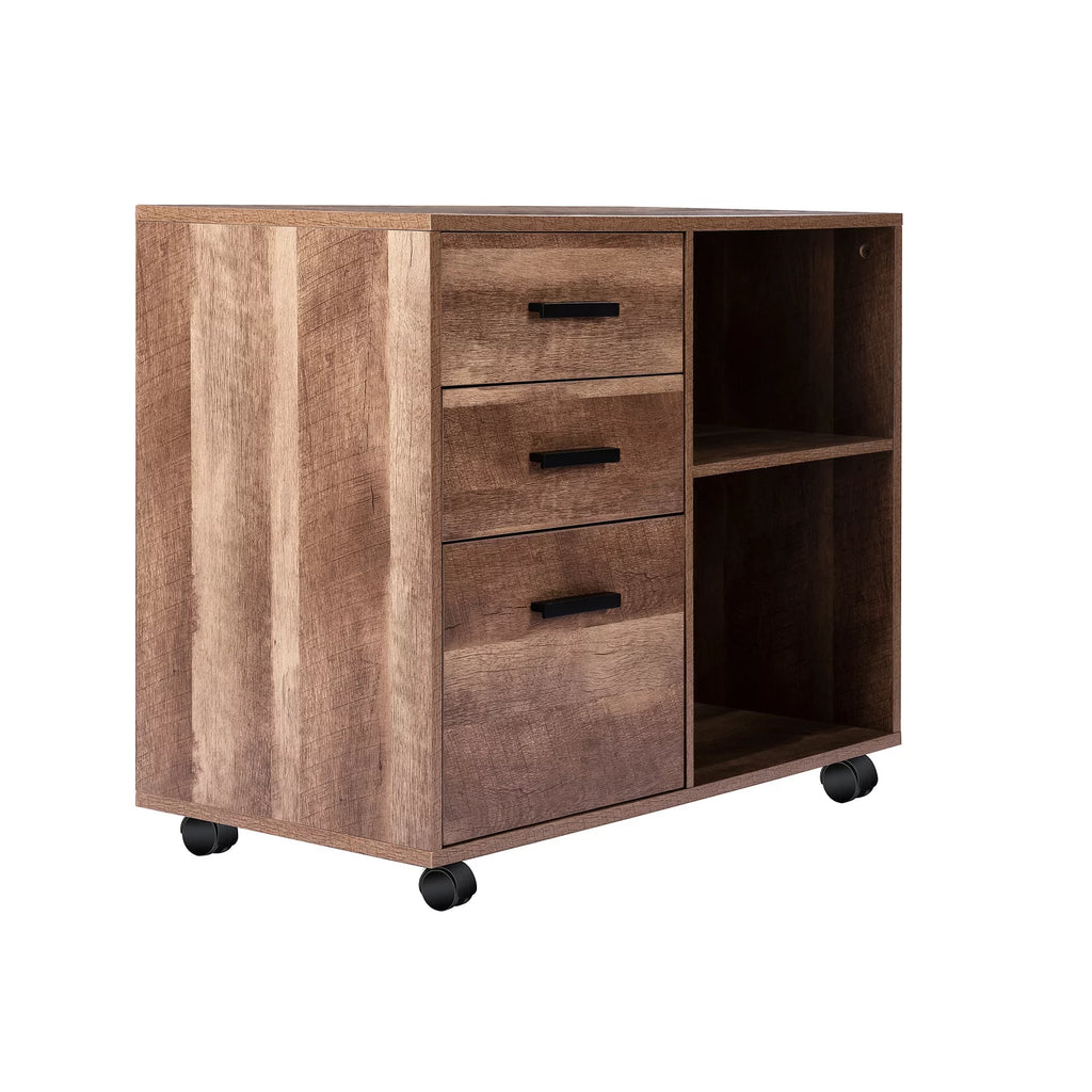 White 5 Drawer Storage Cabinet with Shelf A7364