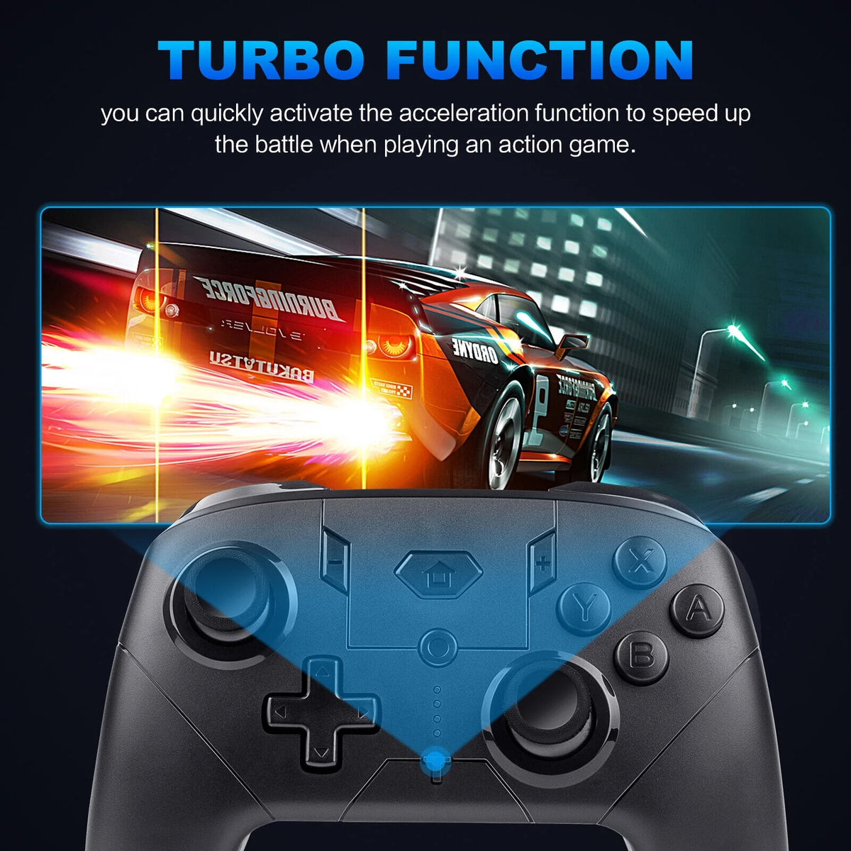 Wireless Game Controller Black E554301