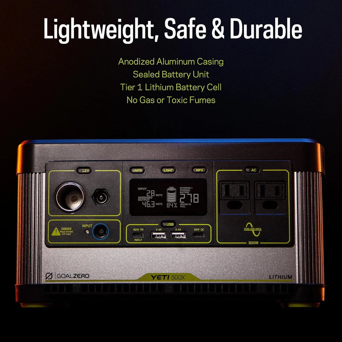 Portable Power Station with 50 Solar Panel M388813