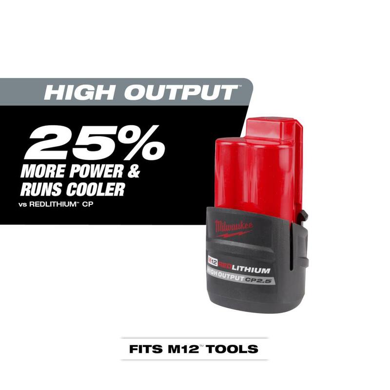 12 Volt Lithium Ion 2.5 Ah Battery 3-Pack X170661