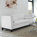 White Bonded Leather Sofa M919760