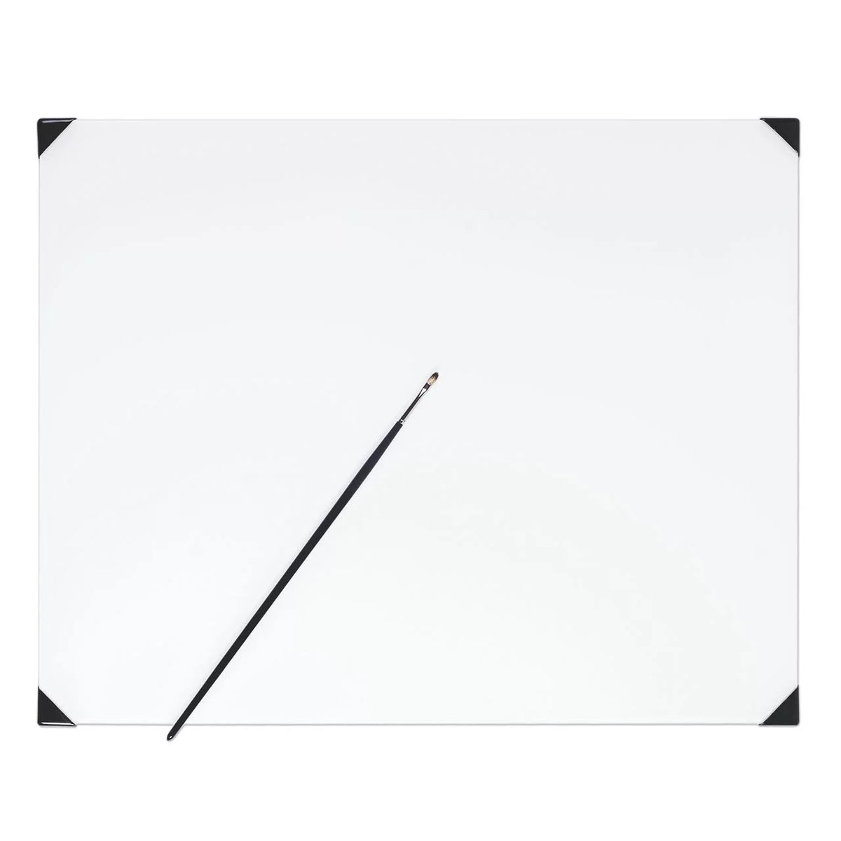 White Glass Table Top Palette 16" x 20" J200