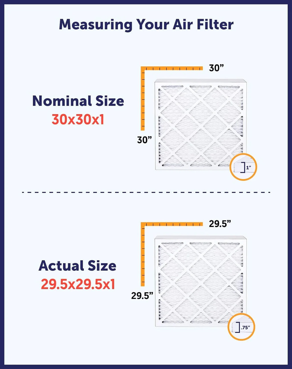 21.5x66x1 MERV 8 Pleated HVAC Air Filter 4-Pack V4295