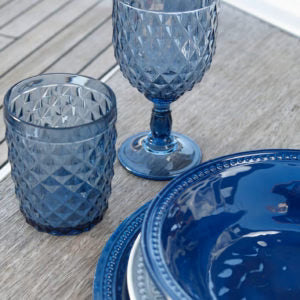 Dessert Plate Blue Set 6 pcs D508
