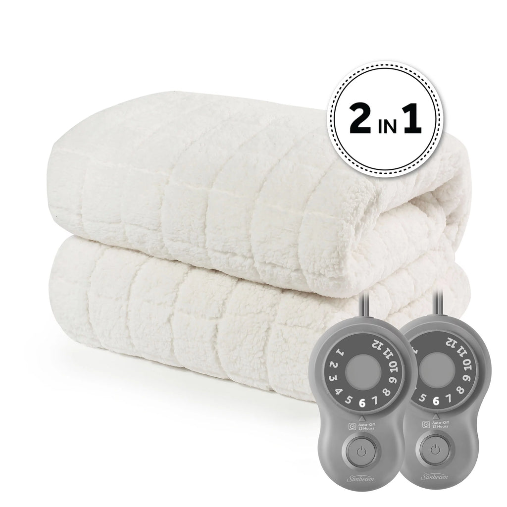 2-in-1 Reversible Heated and Cooling Mattress Pad Queen Size F3059