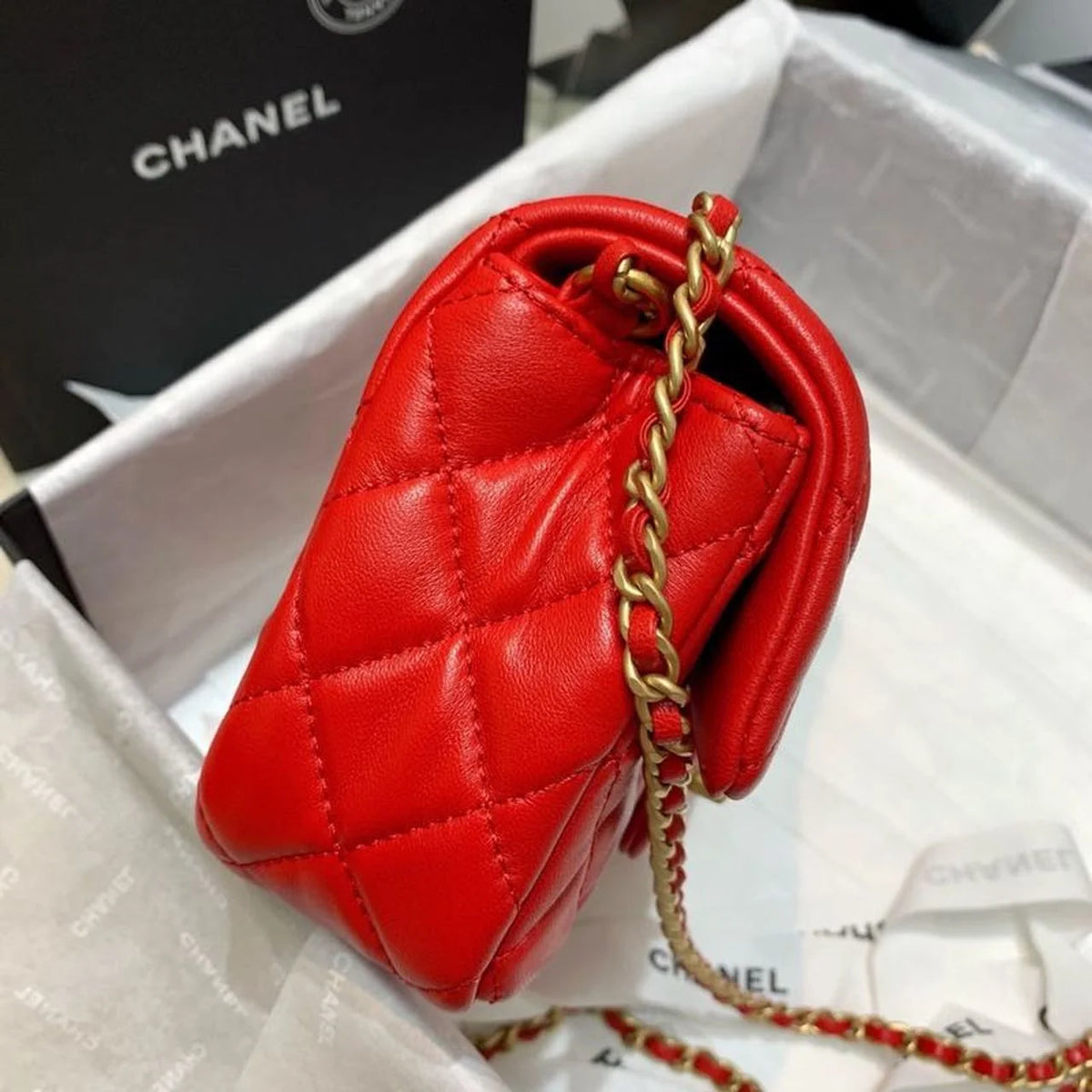 Red Flap Bag Z206341