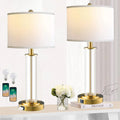 Touch Control Gold Table Lamps Set of 2 with USB Ports A641691