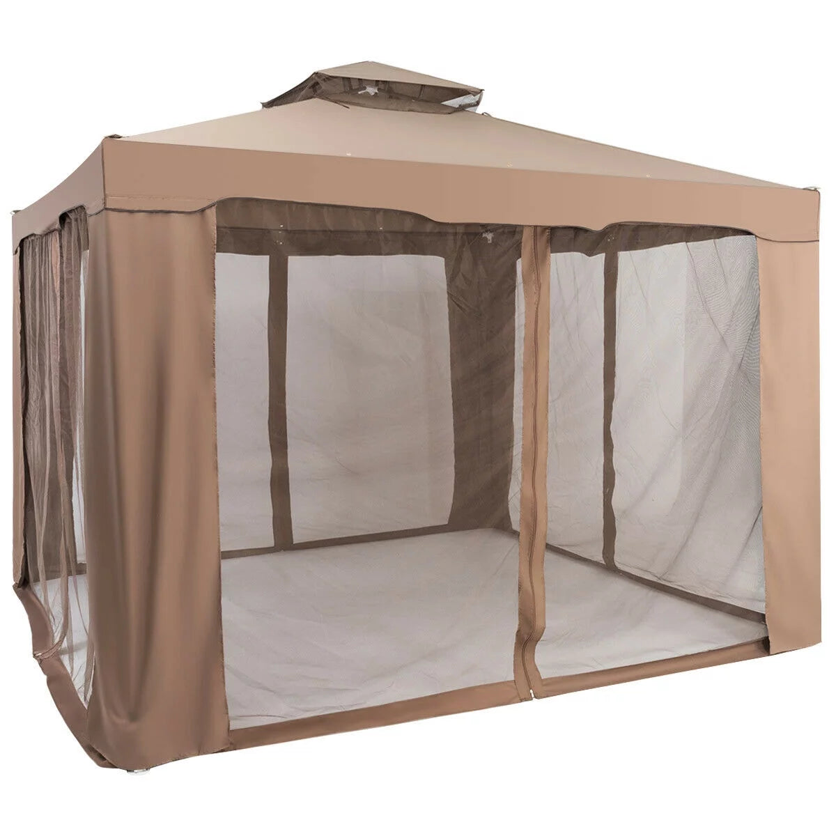 10'x 10' Canopy Gazebo with Mosquito Netting U234