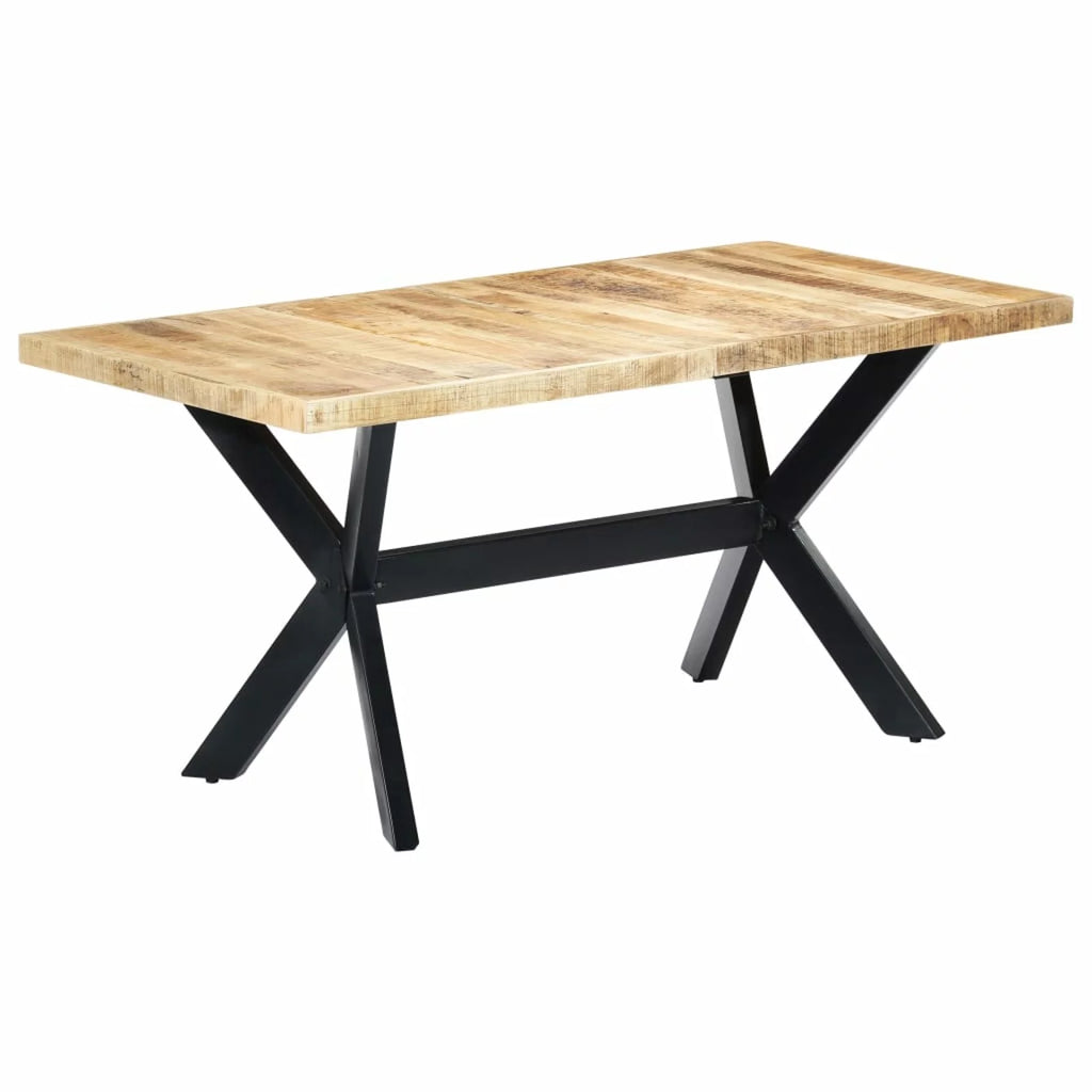 Solid Rough Mango Wood Dining Table T830559