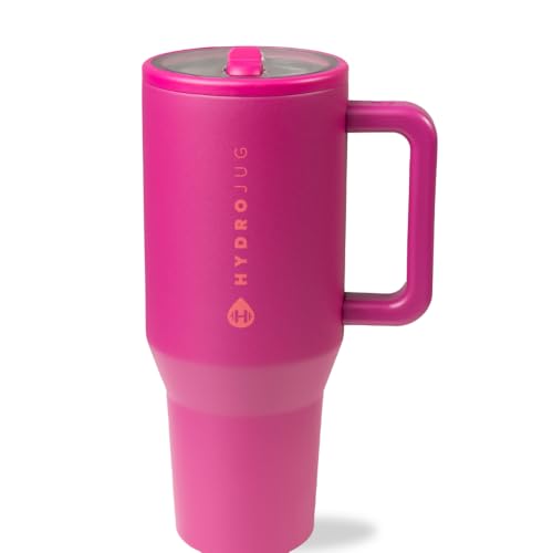 40 oz Insulated Stainless Steel Water Bottle with Handle & Flip Straw U6121