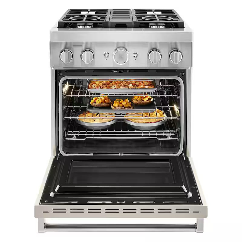 4 Burner Dual Fuel Freestanding Smart Range D43850