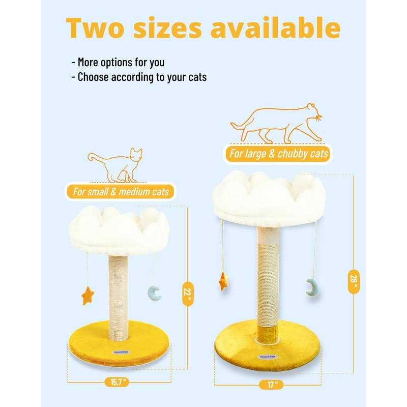 Cat Scratching Post with Bed Cat Tree Tower S8178