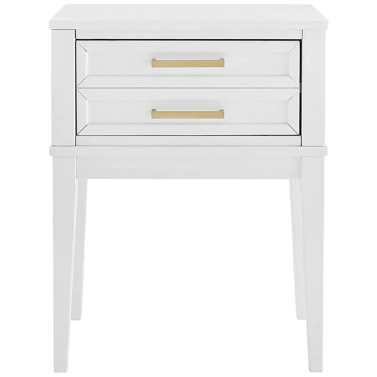 Mid Century Modern 2 Drawer Solid Wood Nightstand M197938