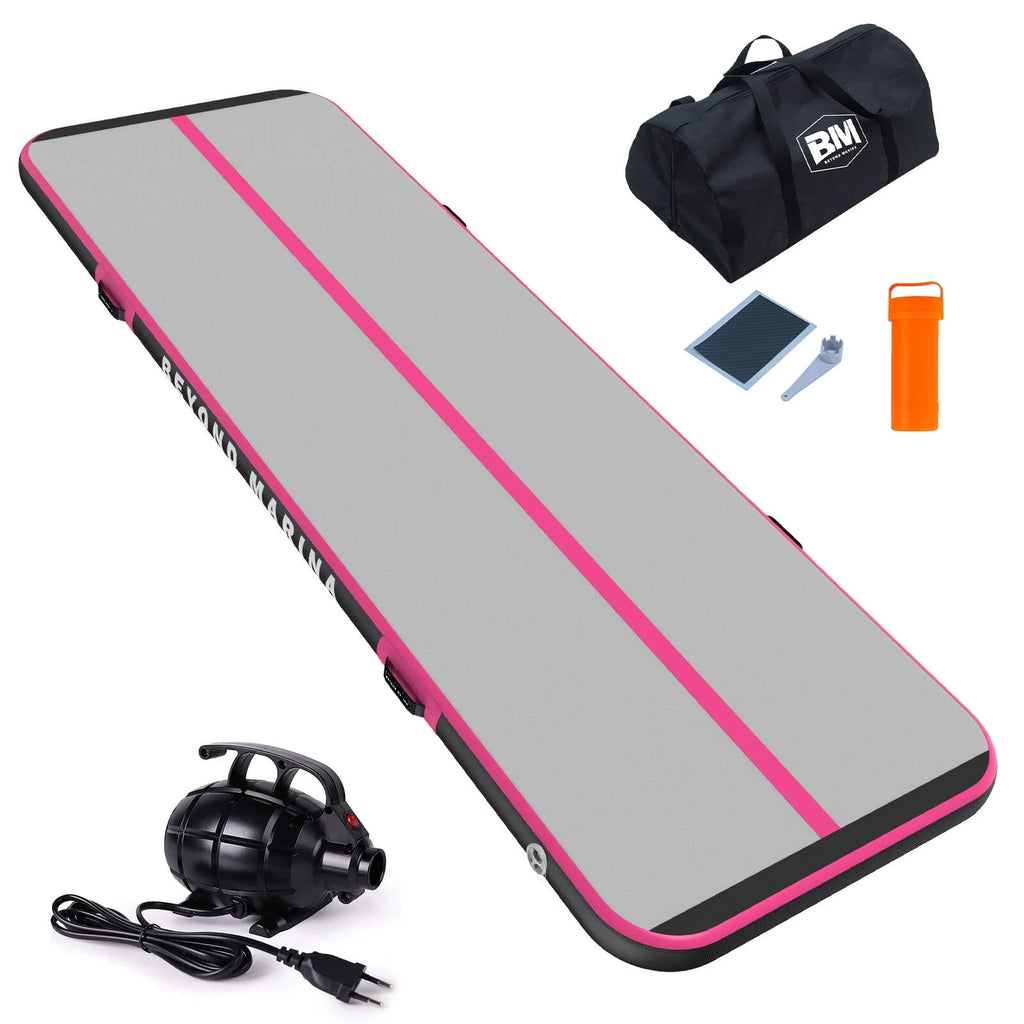 Inflatable Air Tumble Track Gymnastics Tumbling Mat 4in Thick B1298