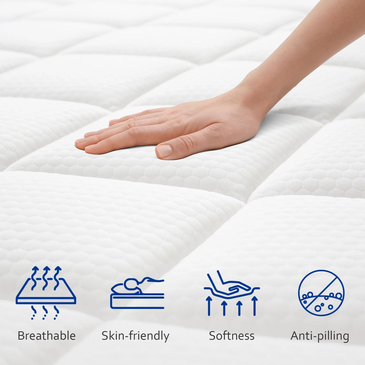 Full 10 inch Gel Memory Foam Hybrid Mattress E3209
