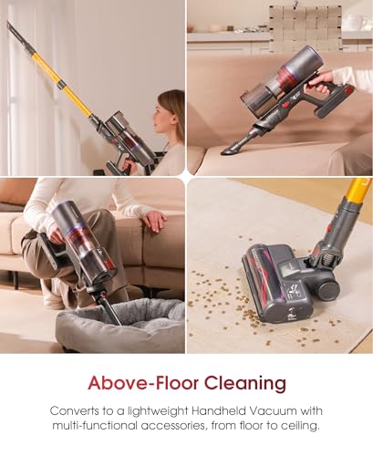 Cordless Vacuum Cleaner, 48000Pa 550W 65Mins Stick Vacuum X25599