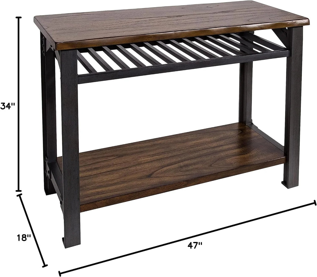 Console Table Graphite Grey Brown E674