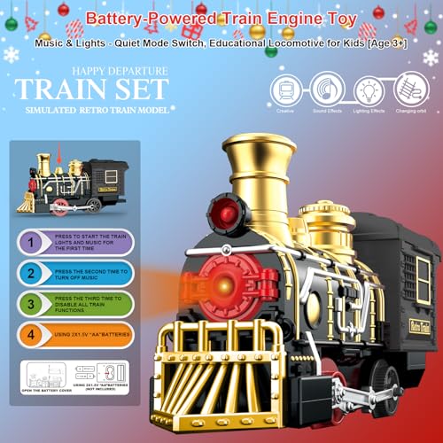 Electric Train Set with 3D Elevated Tracks T5493