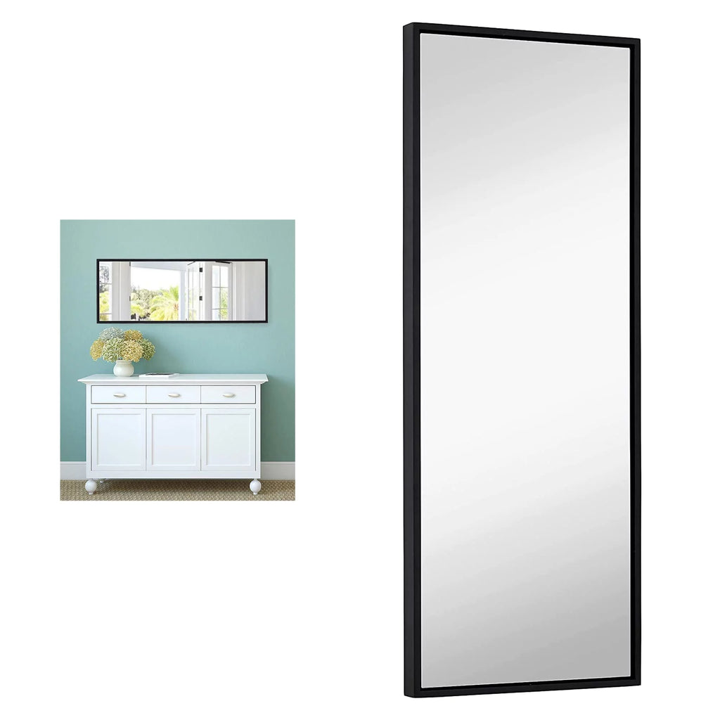 Black 18" x 48" Wall Mirror G582009