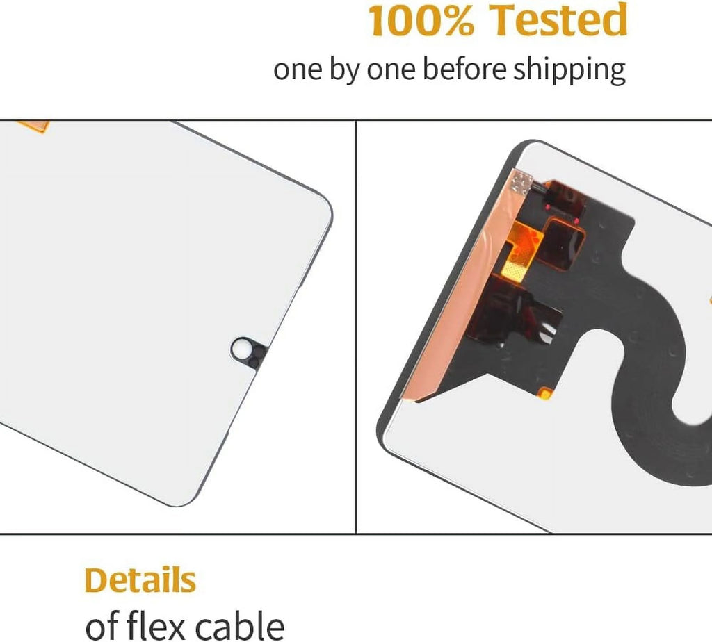 Black 5.7 Inch LCD Display Screen Replacement with Tools Y74949