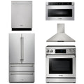 30 Electric Range, Range Hood, Microwave, Refrigerator, Dishwasher X783