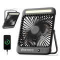 20000mAh 8-inch Portable Rechargeable Camping Desk Fan with LED Light P614