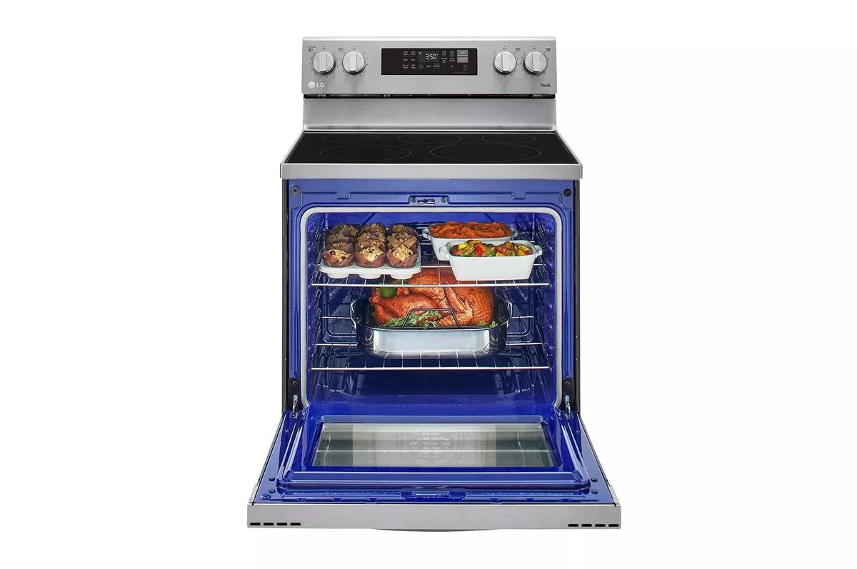 6.3 Cu. Ft. Stainless Electric Convection Smart Range P8607