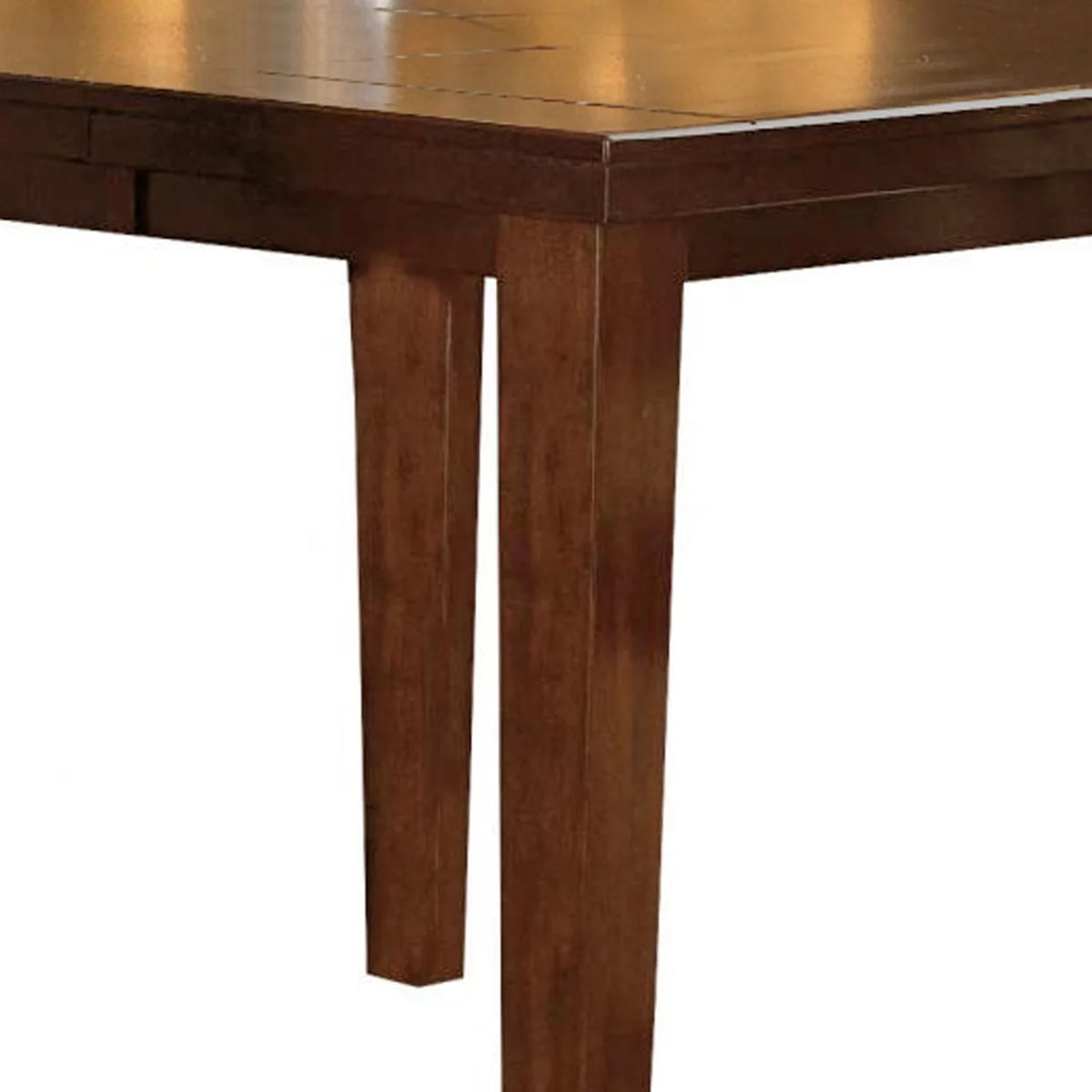 Wooden Counter Height Table with Butterfly Extendable Leaf A396880