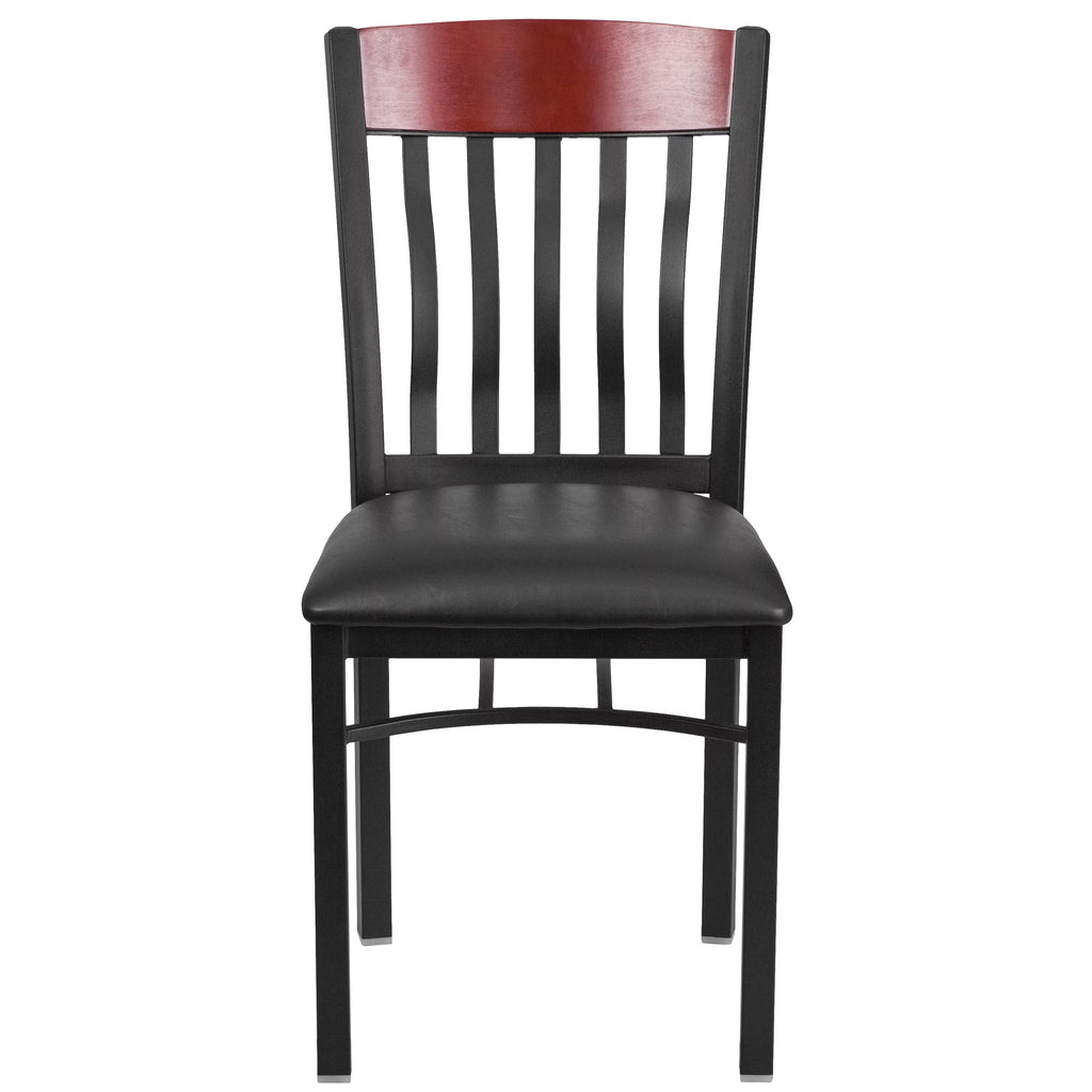 Black Mahogany Wood Dining Chair T4605