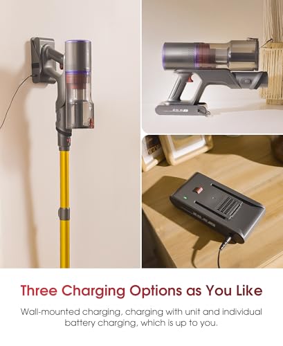 Cordless Vacuum Cleaner, 48000Pa 550W 65Mins Stick Vacuum X25599