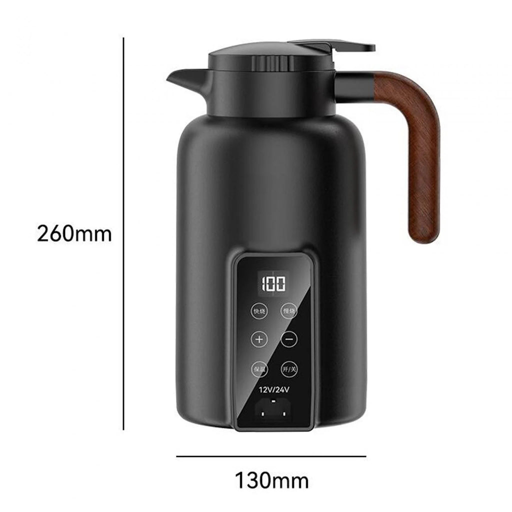 Car Heating Cup Electric Kettle Black X169