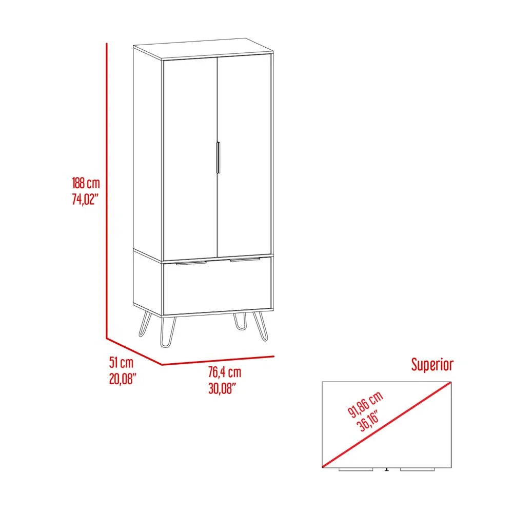 Light Oak Armoire O773100