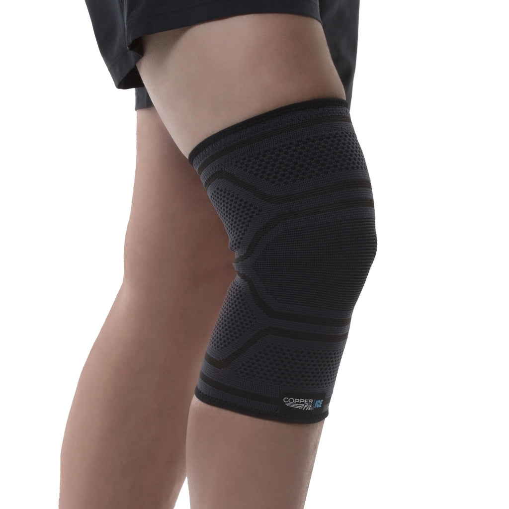 Black Large/XL Knee Compression Sleeve A14925