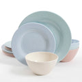 12 Piece Melamine Dinnerware Set T90031
