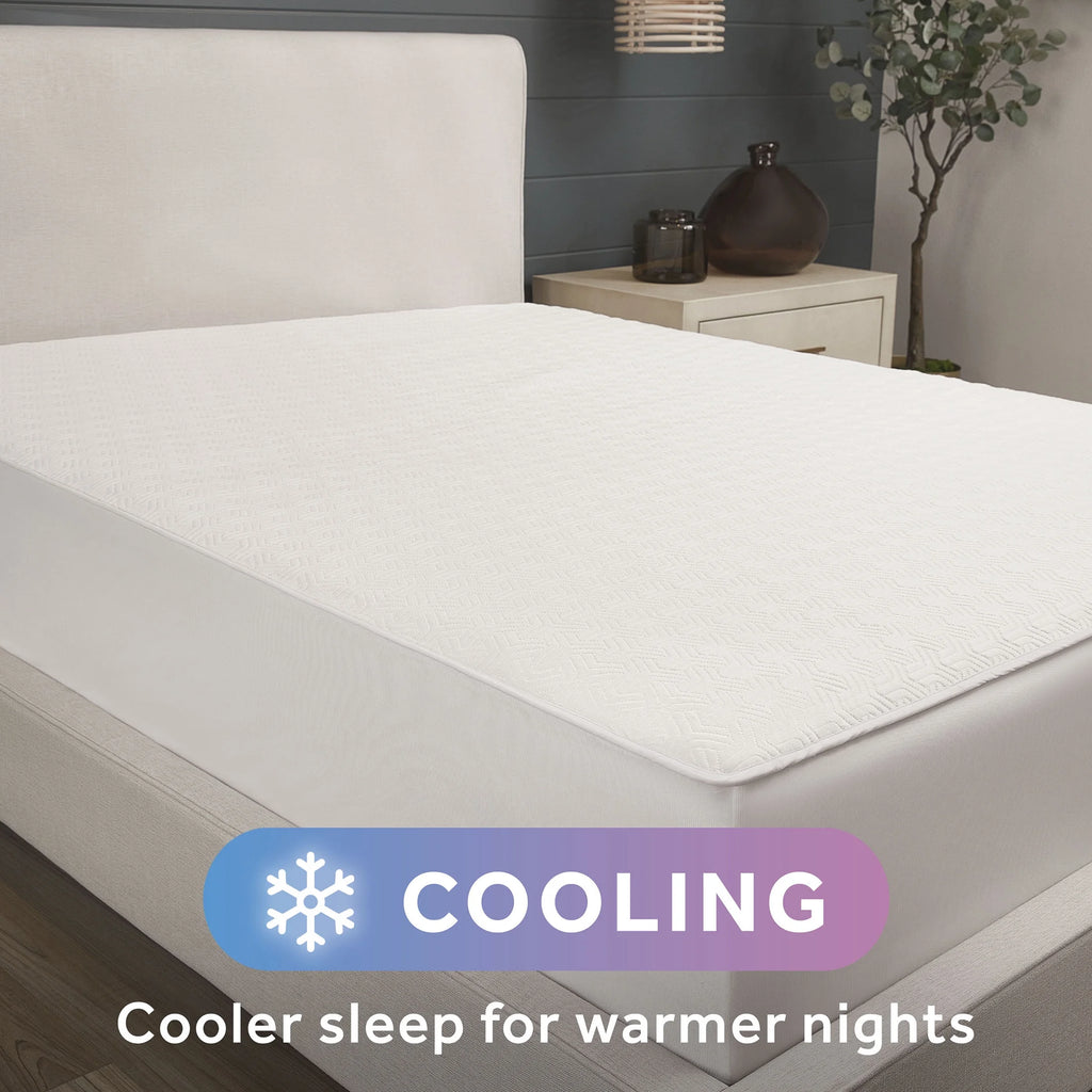 2-in-1 Reversible Heated and Cooling Mattress Pad Queen Size F3059