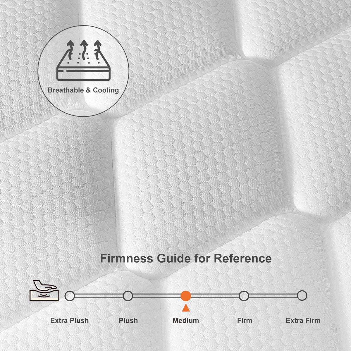 Queen 9" Hybrid Gel Memory Foam Innerspring Mattress C442