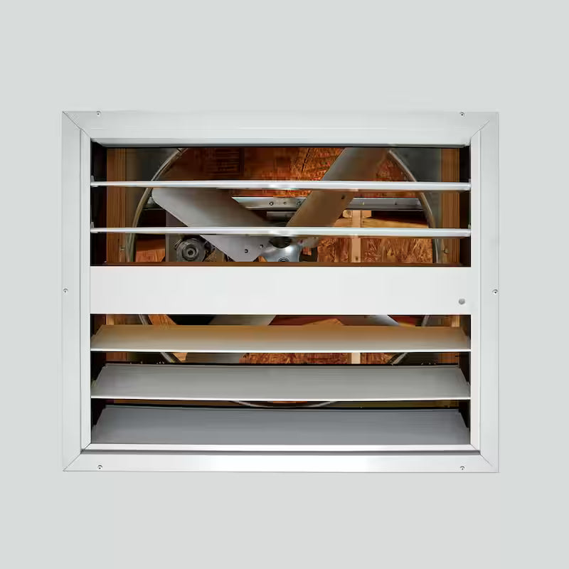 30 in. Belt Drive Whole House Fan with Shutter J119603