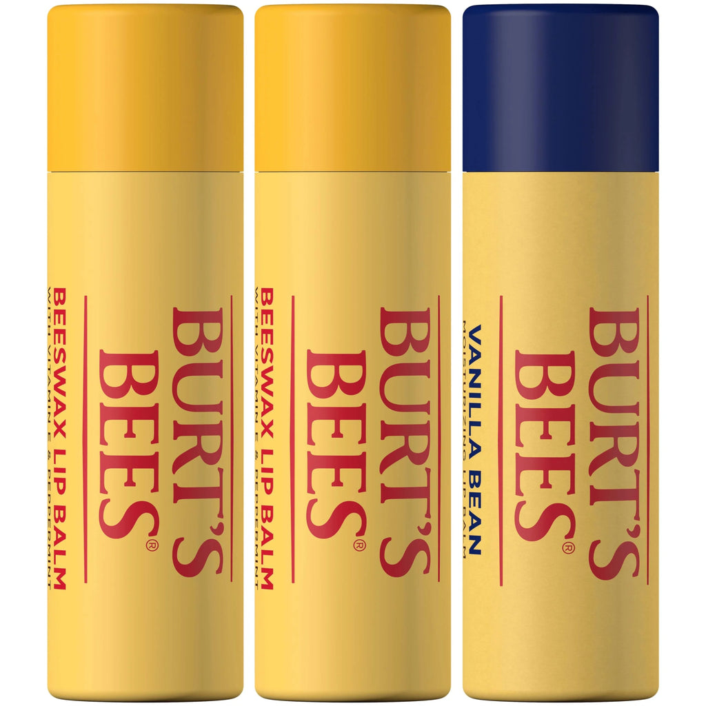 Moisturizing Lip Balm, 3 Pack Recycled Paper Tubes S689