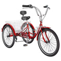 20/24/26 inch 7 Speed 3 Wheel Bicycle with Basket C6221