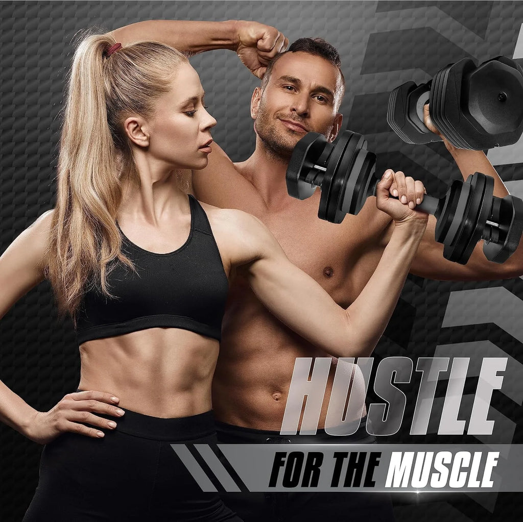 Adjustable Dumbbells 25lb Pair E602
