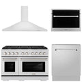 48 Gas Range, Range Hood, Microwave Oven and Dishwasher Z317