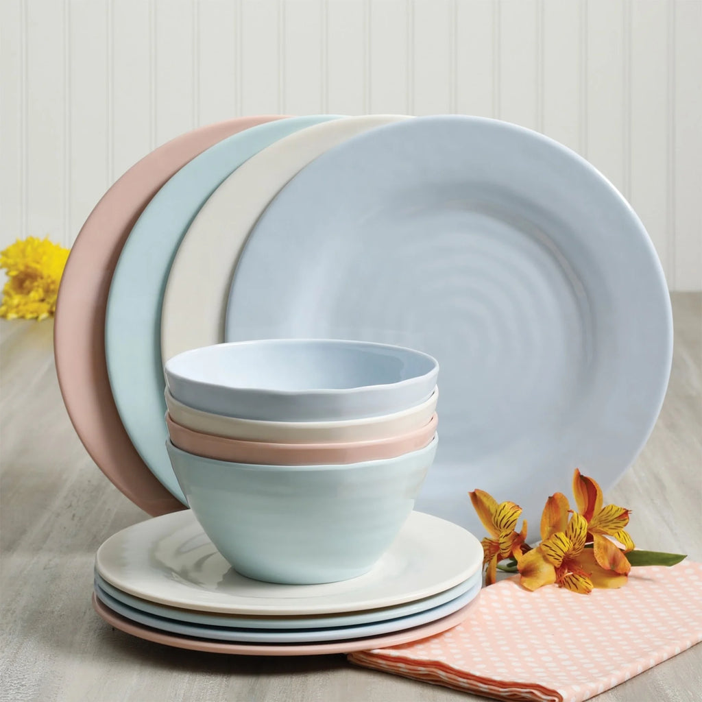 12 Piece Melamine Dinnerware Set T90031